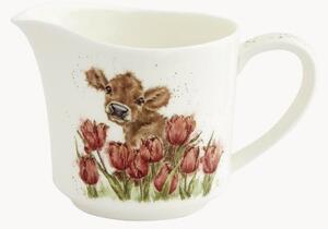 Džbán na mlieko z jemného kostného porcelánu Cow