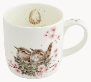 Hrnček z jemného kostného porcelánu Feather Your Nest