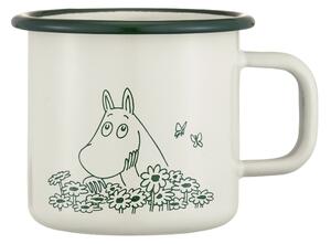 Muurla Hrnček Moomin Summer Crush 0,37l, smalt / béžový