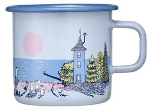 Muurla Hrnček Moomin Sunset 0,55l, smalt / modrý