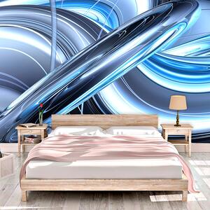Sablio Tapeta Modrá abstrakcia - 336x220 cm