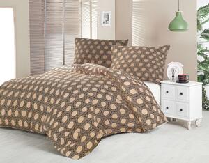 Kvalitex Saténové francúzské obliečky LUXURY COLLECTION 1 + 2, 200x200, 70x90cm CARERO béžové