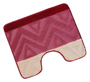Kvalitex WC predložka 50x60cm chevron burgundy