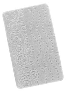 Kvalitex Kúpeľňová predložka 60x100cm ornament svetlo sivý