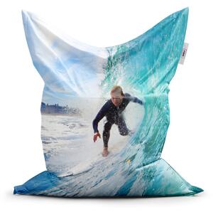 Sablio Sedací vak surfista na vlne - 150x100 cm