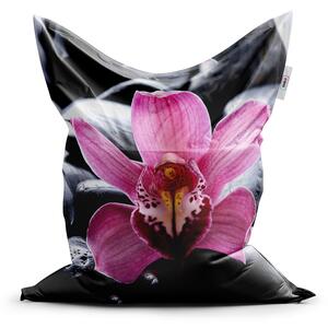 Sablio Sedací vak Ružová orchidea - 150x100 cm