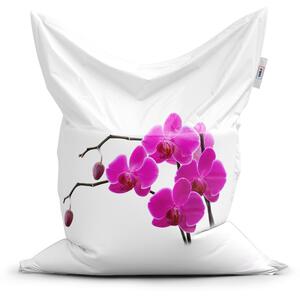Sablio Sedací vak Fialové orchidey - 150x100 cm