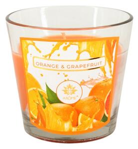 Arome Vonná sviečka v skle Orange & Grapefruit, 120 g