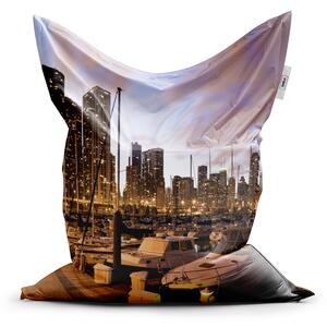 Sablio Sedací vak Mestský prístav - 150x100 cm