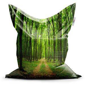 Sablio Sedací vak Cesta v lese - 150x100 cm