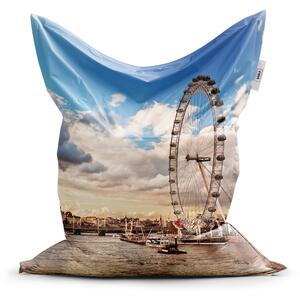 Sablio Sedací vak London eye - 150x100 cm