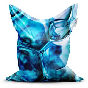 Sablio Sedací vak Modré bubliny - 150x100 cm