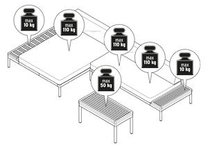 Rohová sedacia súprava prémiovej kvality »Liska« s konferenčným stolíkom s možnosťou nastavenia výšky