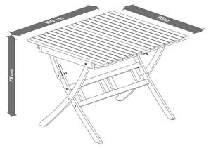 Sklopný a rozkladací stôl »Lenja«; cca 1 – 1,4 m