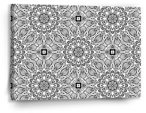 Sablio Obraz Biele mehendi - 90x60 cm