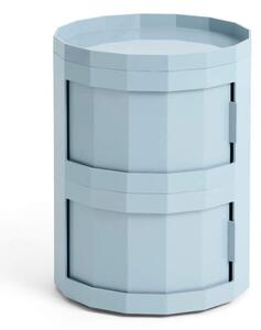 HAY Úložný stolík Facet Cabinet 20, misty blue