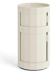 HAY Úložný stolík Facet Cabinet 110, eggshell