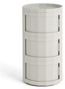 HAY Úložný stolík Facet Cabinet 30, misty grey