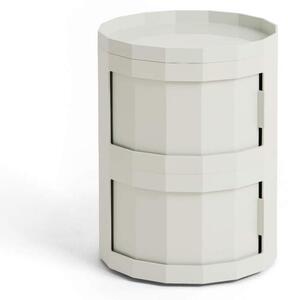 HAY Úložný stolík Facet Cabinet 20, misty grey