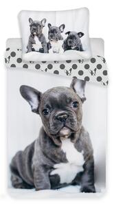 Jerry Fabrics Obliečky Bulldog - 140 x 200 cm / 70 x 90 cm