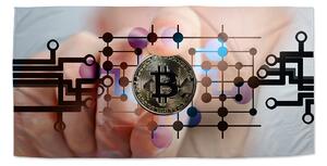 Sablio Uterák Bitcoin - 30x50 cm