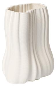 Kameninová váza Moire Off-white 20 cm