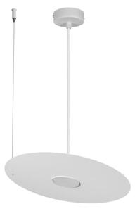 Závesný luster na lanku PIATTO 1xGX53/15W/230V, pr. 35 cm, biela