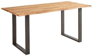 JEDÁLENSKÝ STÔL, akácia, čierna, farba akácie, 200/100/76 cm MID.YOU - Online Only zostavy, Online Only