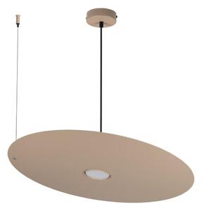 Závesné svietidlo na lanku PIATTO 1xGX53/15W/230V, priemer 55 cm, béžové