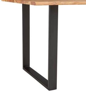 JEDÁLENSKÝ STÔL, akácia, čierna, farba akácie, 160/90/76 cm P & B - Online Only jedálne, Online Only