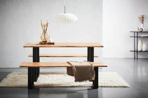 JEDÁLENSKÝ STÔL, akácia, čierna, farba akácie, 160/90/76 cm P & B - Online Only jedálne, Online Only