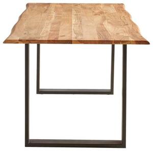 JEDÁLENSKÝ STÔL, akácia, čierna, farba akácie, 160/90/76 cm P & B - Online Only jedálne, Online Only