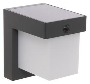 Hesperide - Solárne nástenné svietidlo MULTY LED/3,7V 2600 mAh IP65 antracit