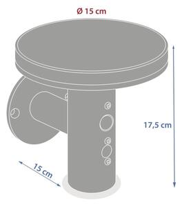 Hesperide - LED solárna nástenná lampa DETEKT LED/3,7V 2600 mAh IP65