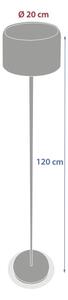 Hesperide - LED solárna lampa BOLTY LED/3,7V 2600 mAh IP65 antracit