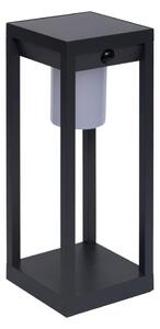 Hesperide - LED solárna lucerna PIKY LED 3,7 V 2600 mAh 40 cm IP65 antracit