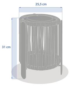 Hesperide - LED solárna lampa LINY LED/3,7V 2600 mAh IP54 antracit