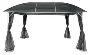 Kovový altánok Dominican 3x4 s moskytiérou Garden Point antracit