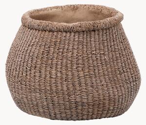 Ručne vyrobený betónový kvetináč Faux-Puff, V 19 cm