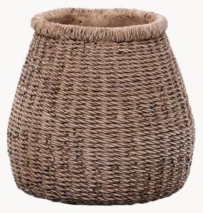 Ručne vyrobený betónový kvetináč Faux-Puff, V 17 cm