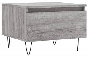 Konferenčný stolík sivý sonoma 50x46x35 cm kompozitné drevo