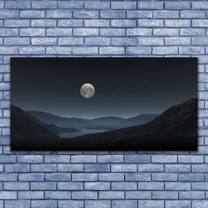 Obraz na plátne Noc mesiac príroda 100x50 cm