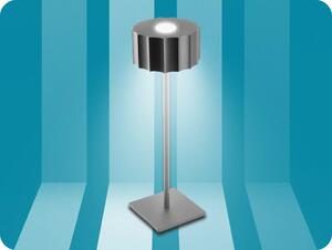 GTV LED stolná lampa AZELIA 2,5W, 200lm, 4000mAh, 5V, stmievateľná, 4000K, IP54, čierna [LD-AZELIA-10-DEC]