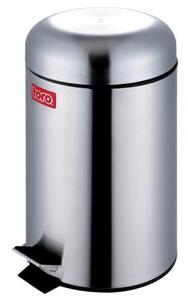Nerezový nášľapný odpadkový kôš TORO Retro 20l