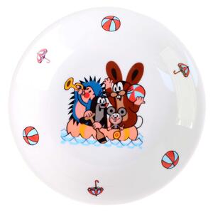 Porcelánový hlboký tanier THUN 20cm krtko MIX motívov