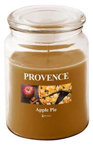 Vonná sviečka v skle PROVENCE 95 hodín jablečný závin