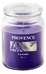 Vonná sviečka v skle PROVENCE 95 hodín levanduľa
