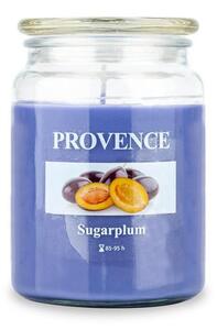 Vonná sviečka v skle PROVENCE 95 hodín slivka