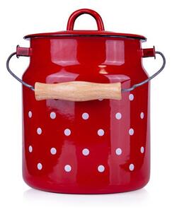 Smaltovaná bandaska 3,3l bodky
