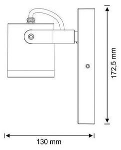 Vonkajšie nástenné svietidlo PINO 1xGU10/10W/230V IP44